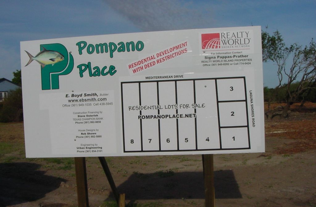 POMPANO PLACE an E B SMITH Residential Sub Division